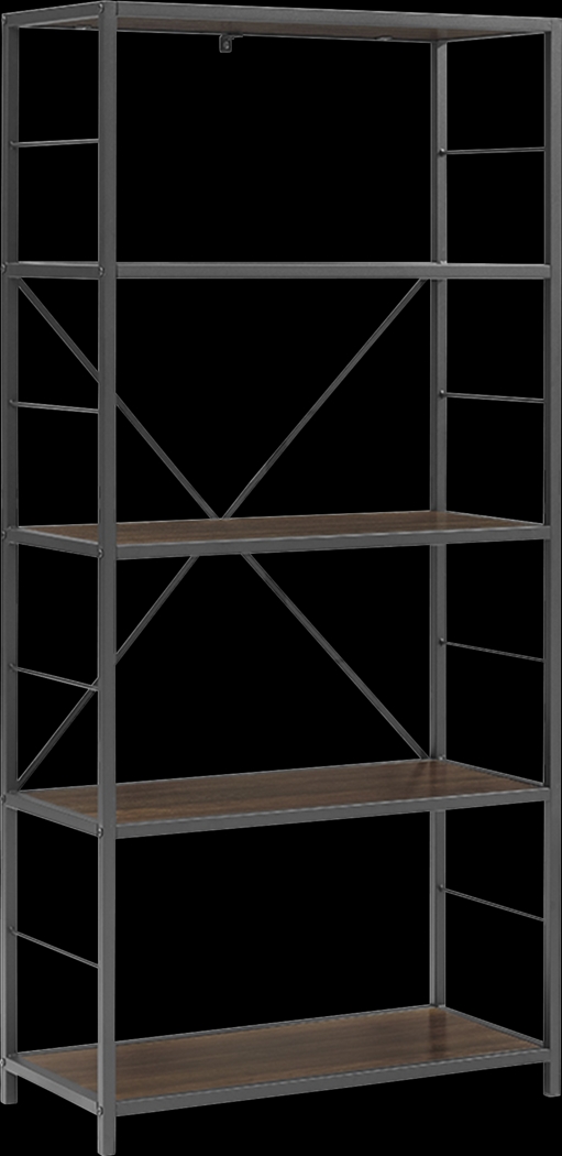 Alcott Walnut Bookcase - Thumbnail - Image 1