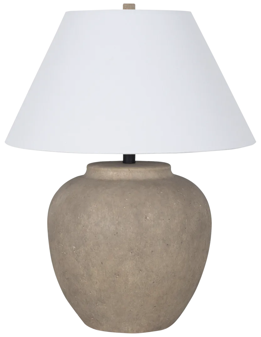 brown table lamp