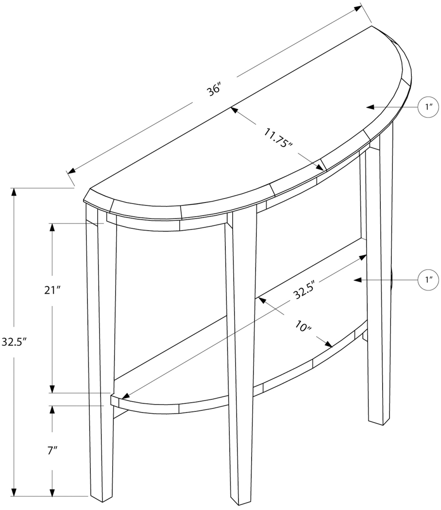 Alculo Black Console Table - Thumbnail - Image 11