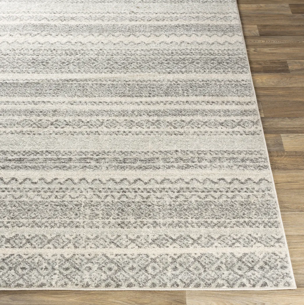 Aldair Gray 7'10 x 10'3 Rug - Thumbnail - Image 2