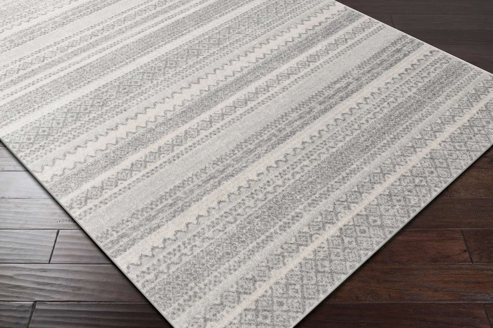 Aldair Gray 7'10 x 10'3 Rug - Thumbnail - Image 3