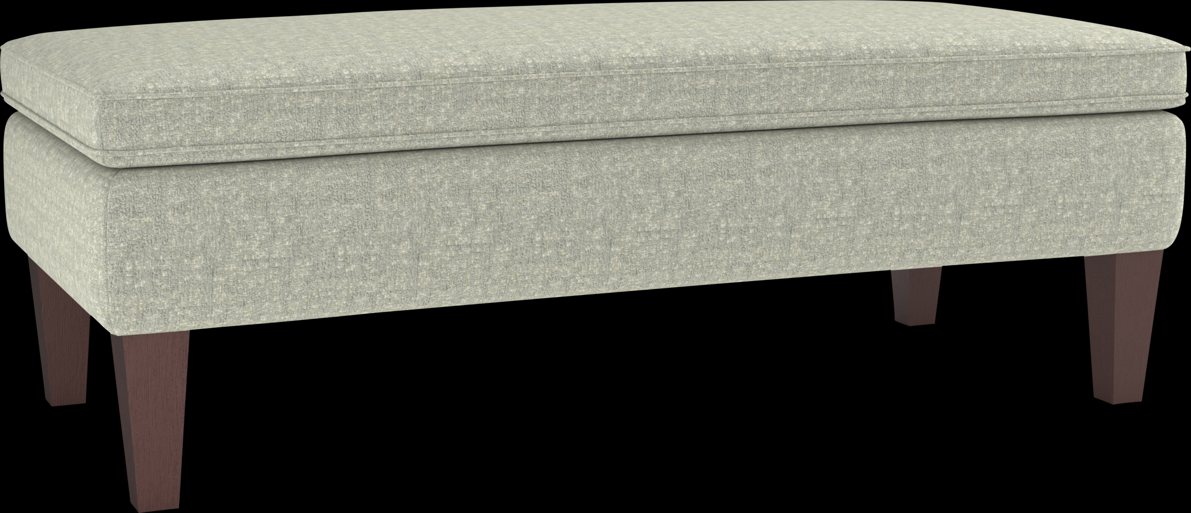 Aldama Light Gray Storage Ottoman - Thumbnail - Image 1
