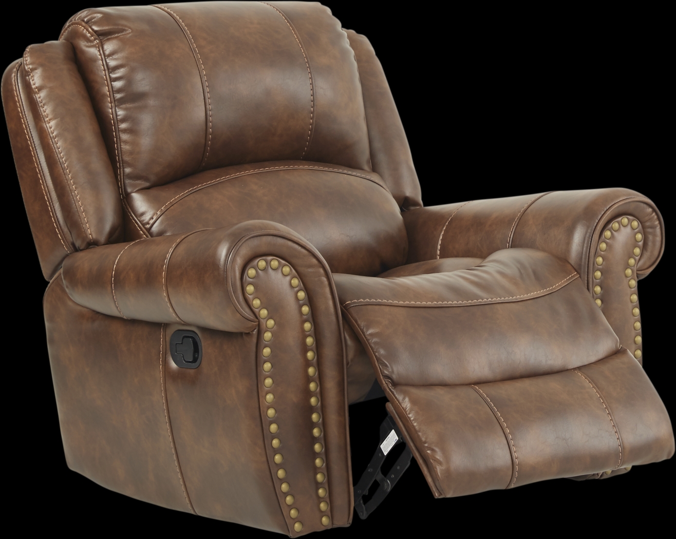Alden Point Brown 3 Pc Reclining Living Room - Thumbnail - Image 9