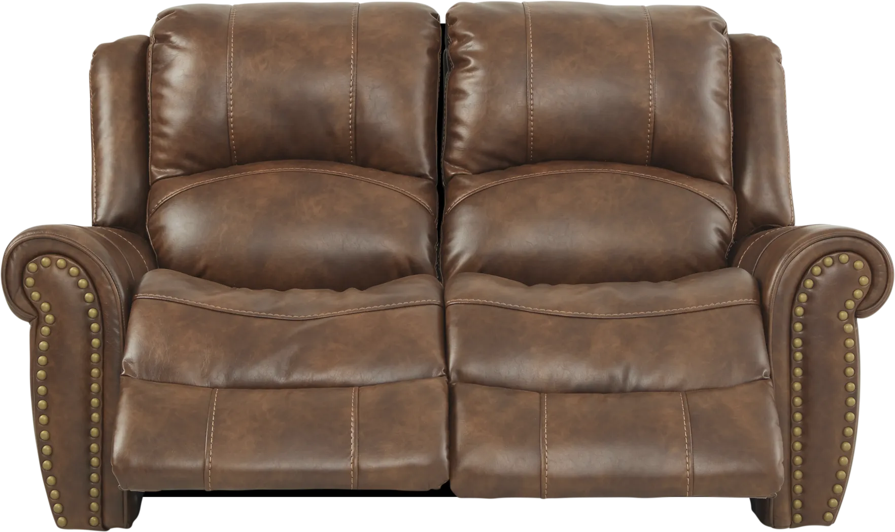 Alden Point Brown Power Reclining Loveseat - Thumbnail - Image 1