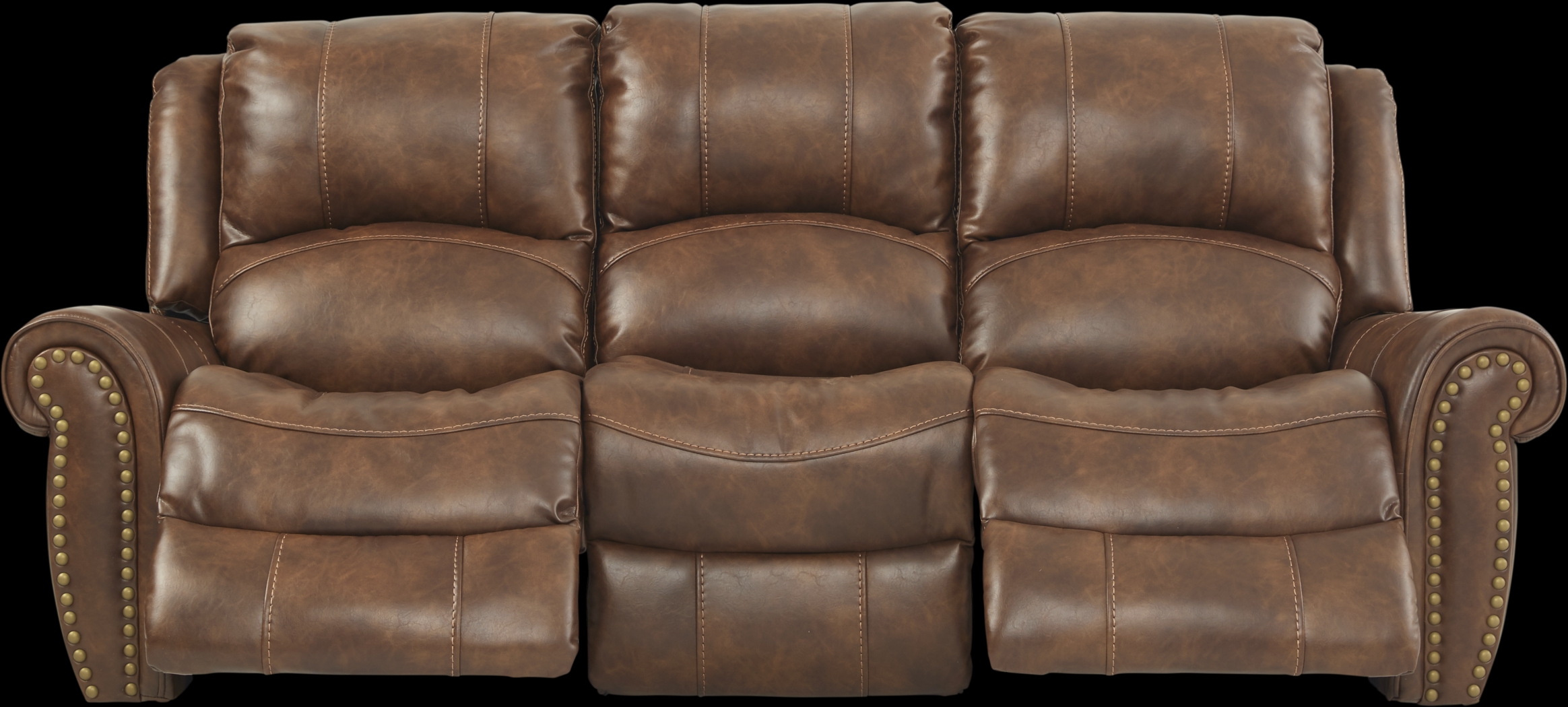 Alden Point Brown Power Reclining Sofa - Thumbnail - Image 2