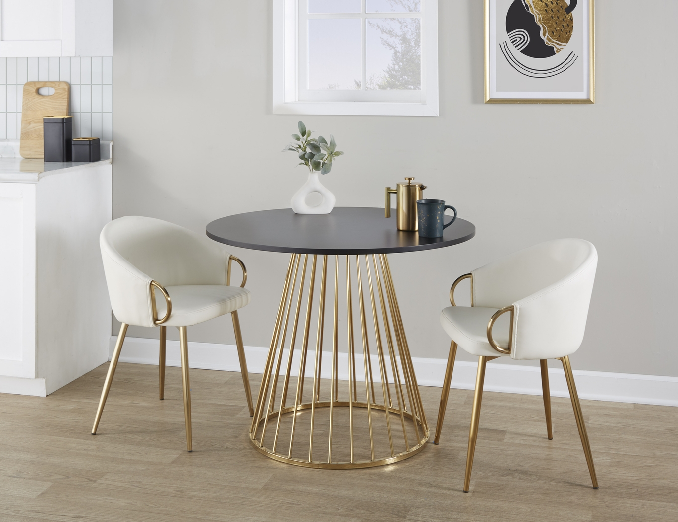 Aldendell Black Dining Table - Thumbnail - Image 3