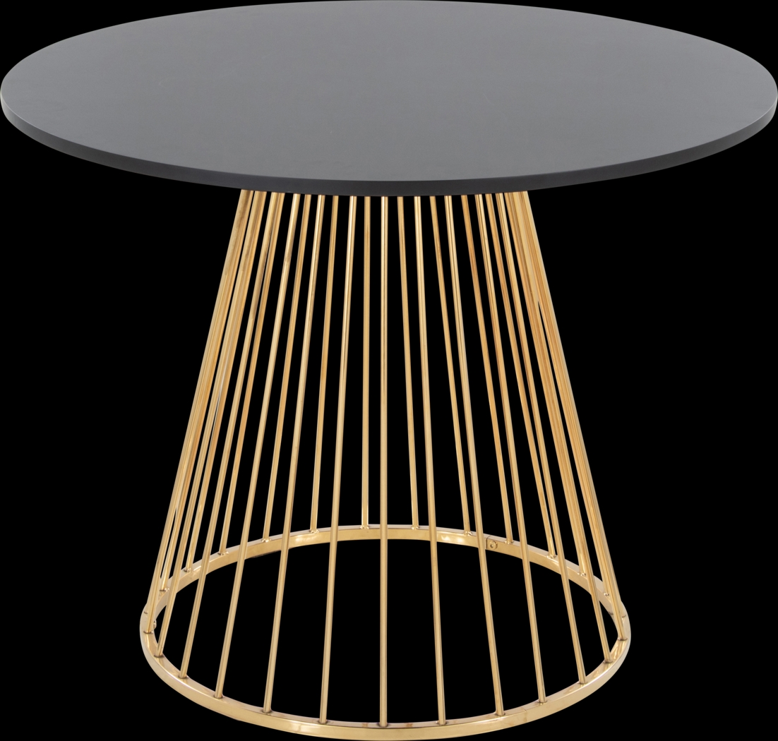 Aldendell Black Dining Table - Thumbnail - Image 1