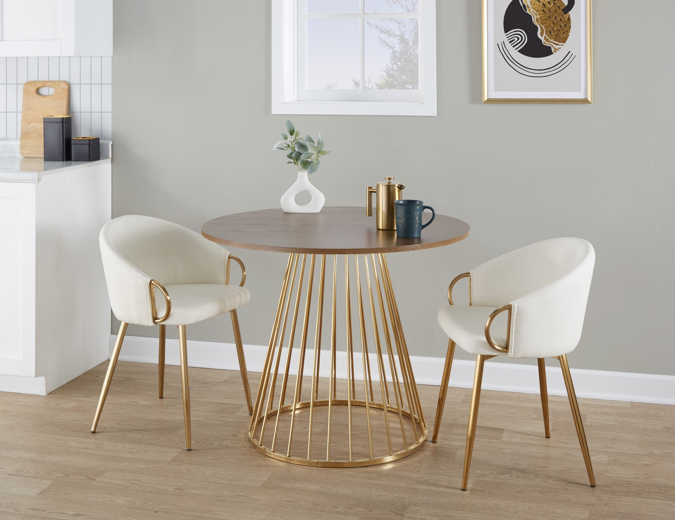 Aldendell Walnut Dining Table - Thumbnail - Image 3