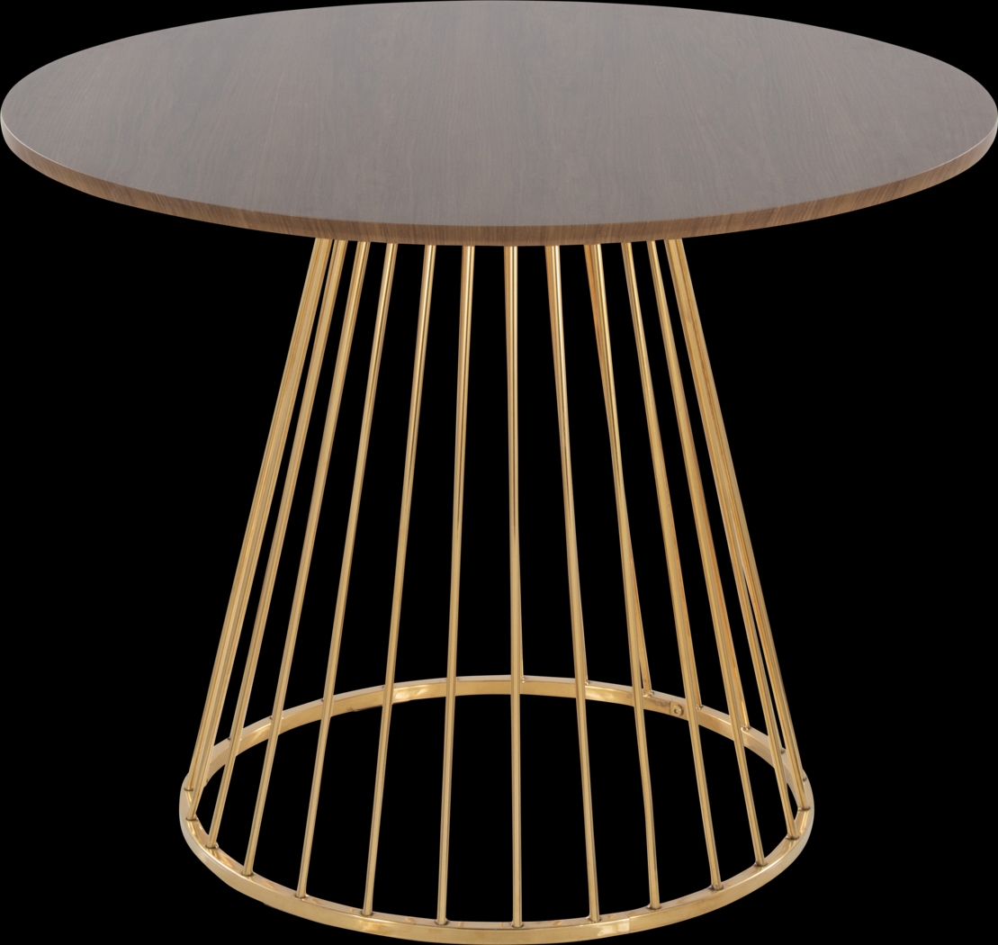 Aldendell Walnut Dining Table - Thumbnail - Image 4