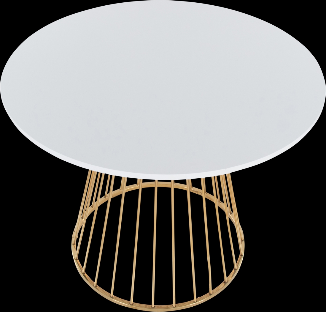 Aldendell White Dining Table - Thumbnail - Image 5