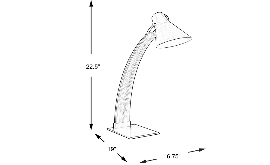 Dimension Image. Please refer to the Dimension Tab on this page for dimension details.