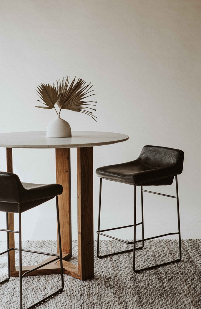 Alderney Black Counter Height Stool - Thumbnail - Image 7