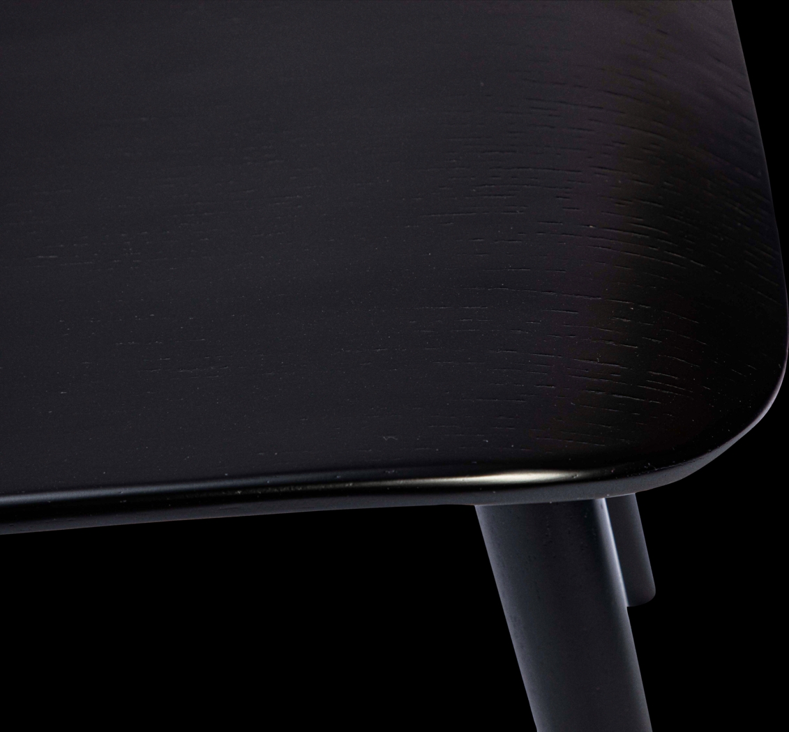 Alderon Black Side Chair - Thumbnail - Image 4