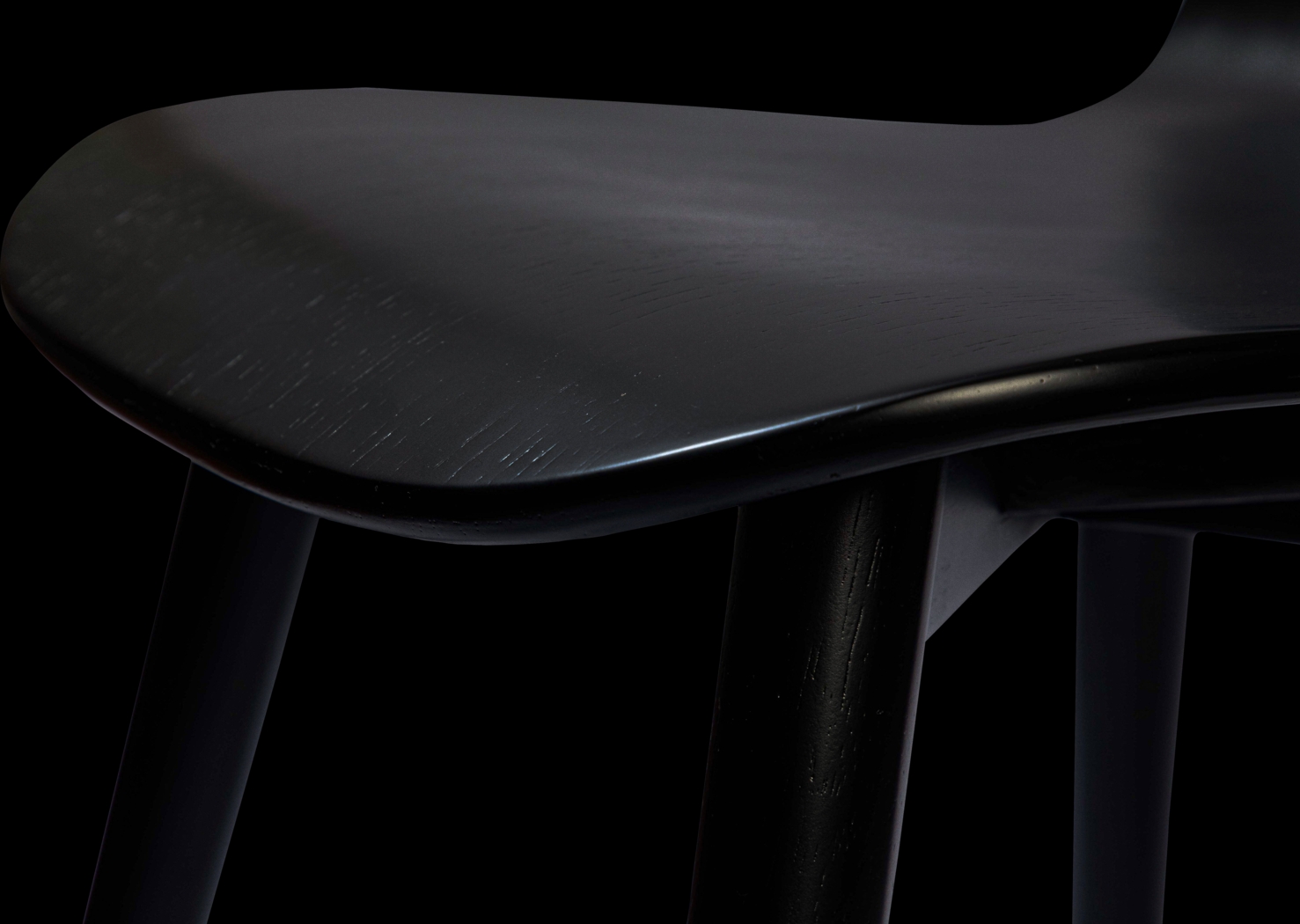 Alderon Black Side Chair - Thumbnail - Image 6