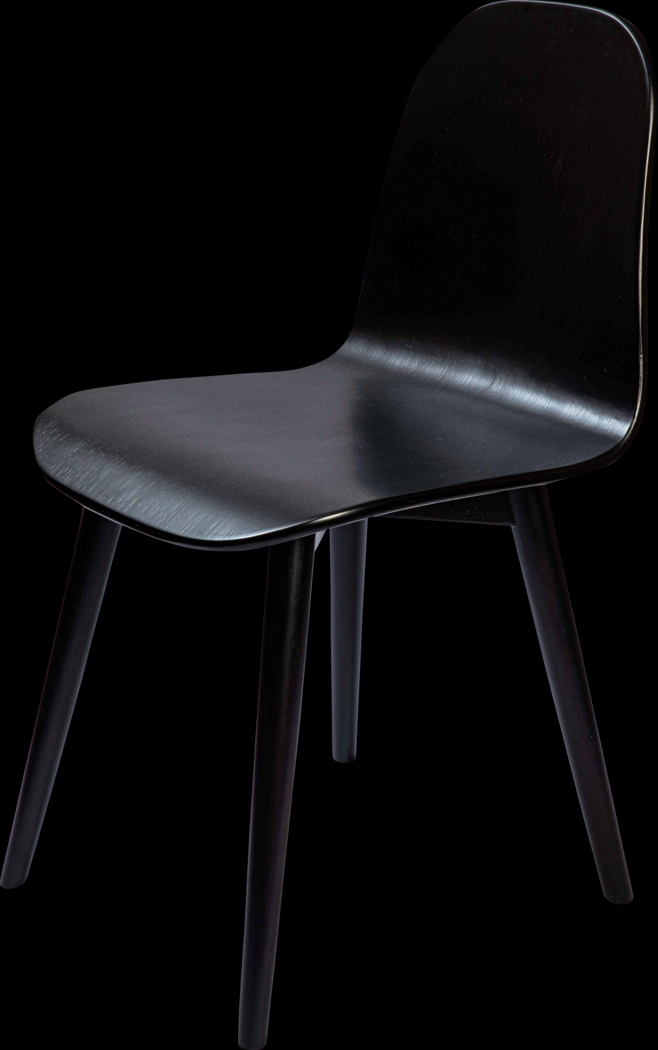 Alderon Black Side Chair - Thumbnail - Image 7