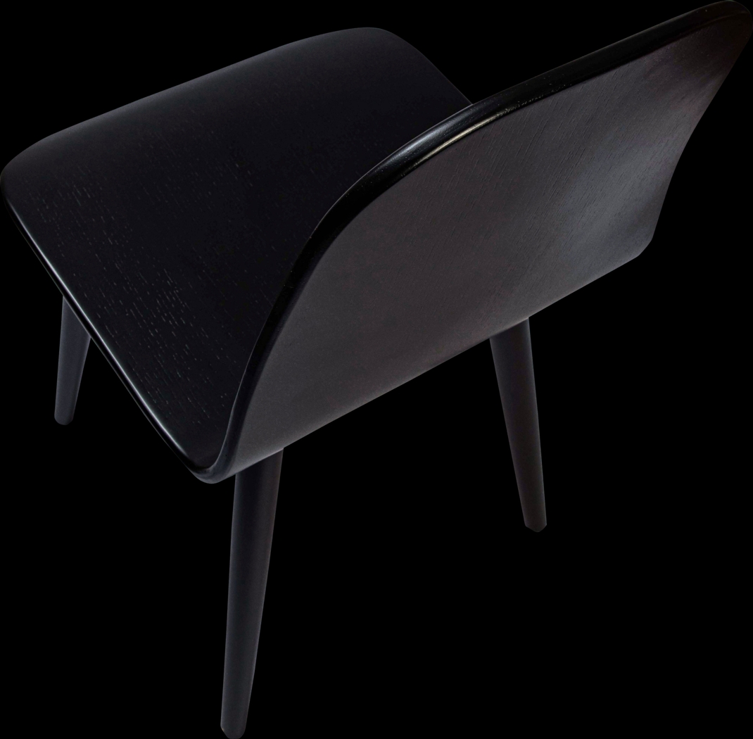 Alderon Black Side Chair - Thumbnail - Image 8