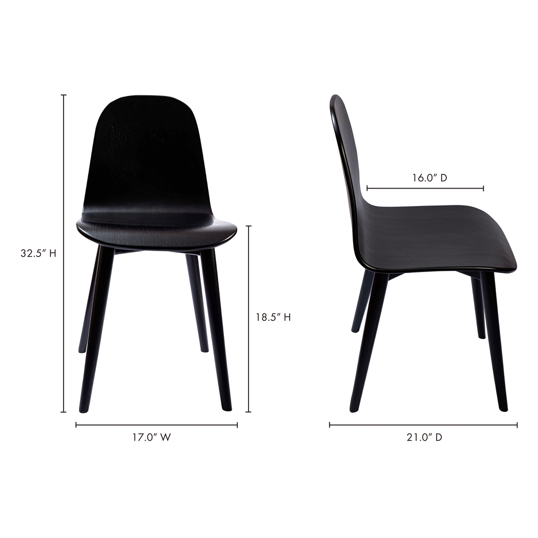 Alderon Black Side Chair - Thumbnail - Image 10