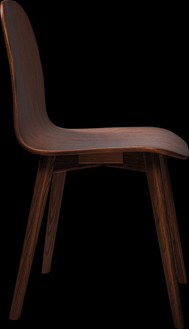 Alderon Walnut Side Chair - Thumbnail - Image 4