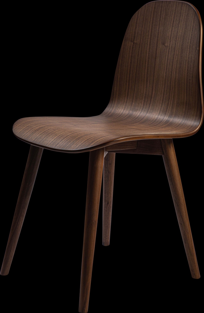 Alderon Walnut Side Chair - Thumbnail - Image 5