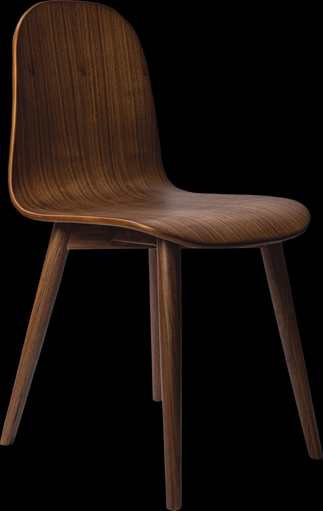 Alderon Walnut Side Chair - Thumbnail - Image 1