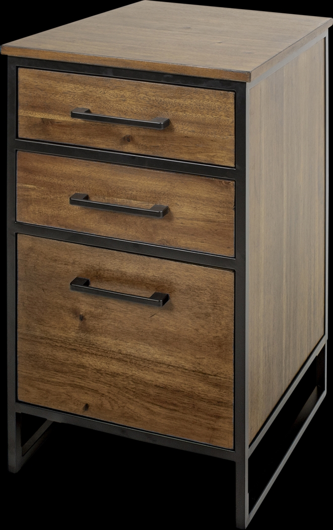 Aldershot Brown File Cabinet - Thumbnail - Image 2