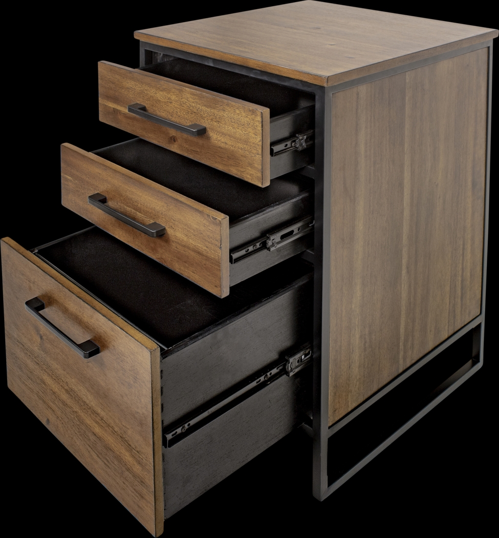 Aldershot Brown File Cabinet - Thumbnail - Image 4