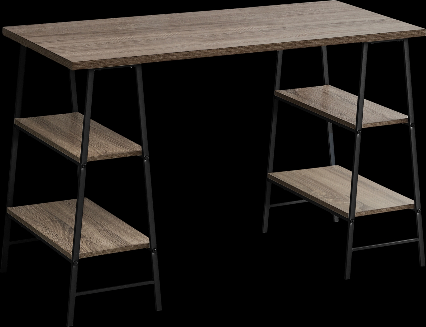 Aldersmeade Taupe Desk - Thumbnail - Image 1