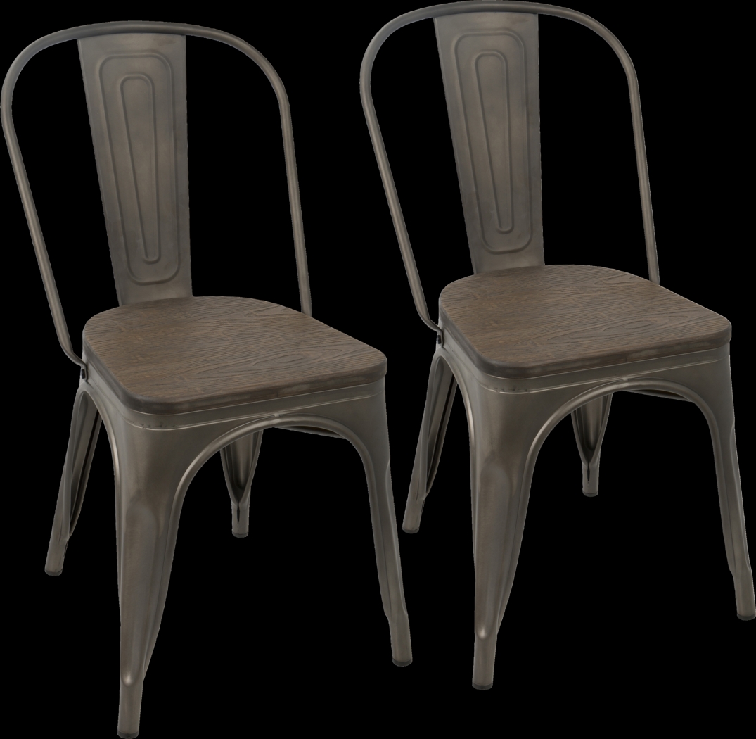 Aldersyde Brown 3 Pc Square Dining Set - Thumbnail - Image 5