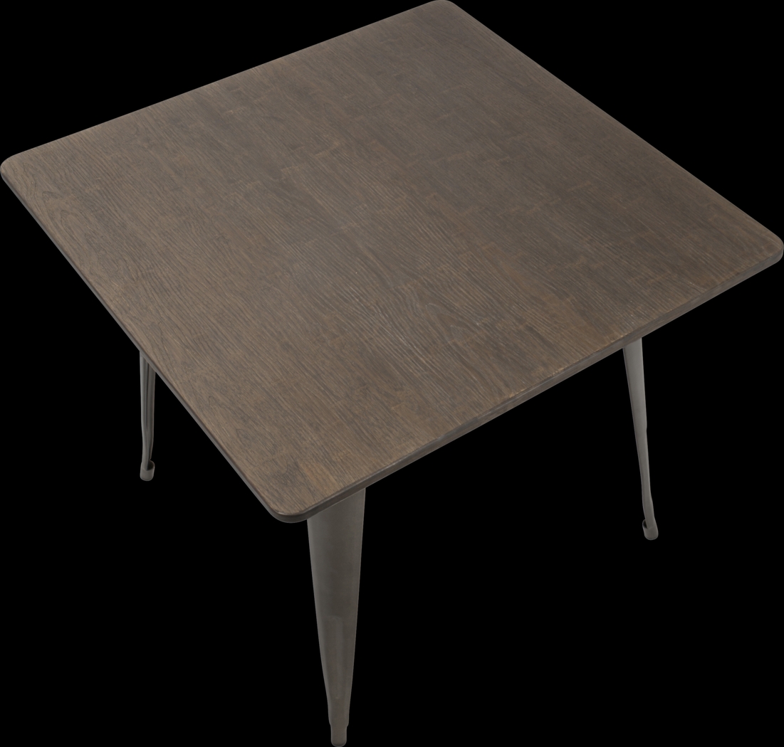 Aldersyde Brown 3 Pc Square Dining Set - Thumbnail - Image 8