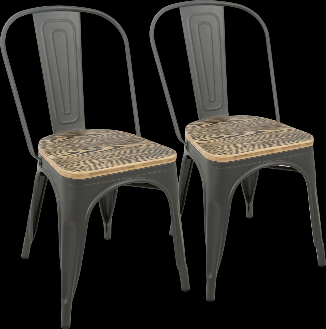 Aldersyde Gray 3 Pc Square Dining Set - Thumbnail - Image 5