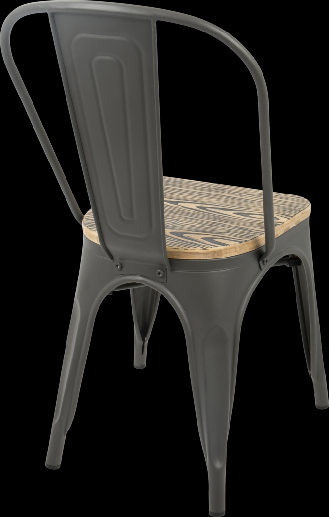 Aldersyde Gray Dining Chair (Set of 2) - Thumbnail - Image 2