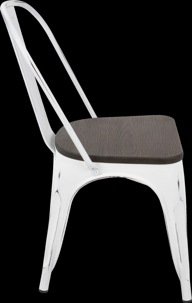 Aldersyde White 3 Pc Square Dining Set - Thumbnail - Image 6