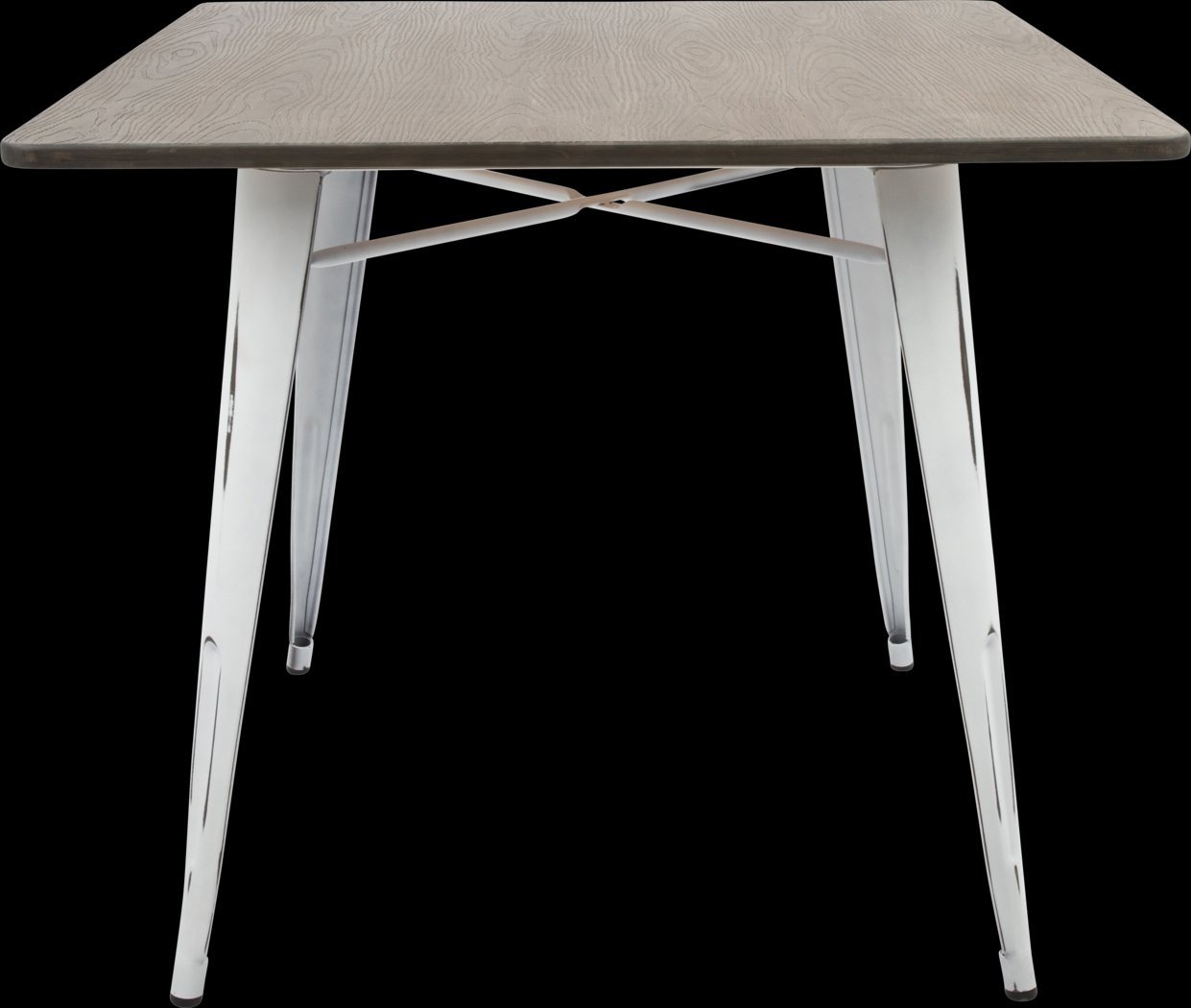 Aldersyde White 3 Pc Square Dining Set - Thumbnail - Image 7