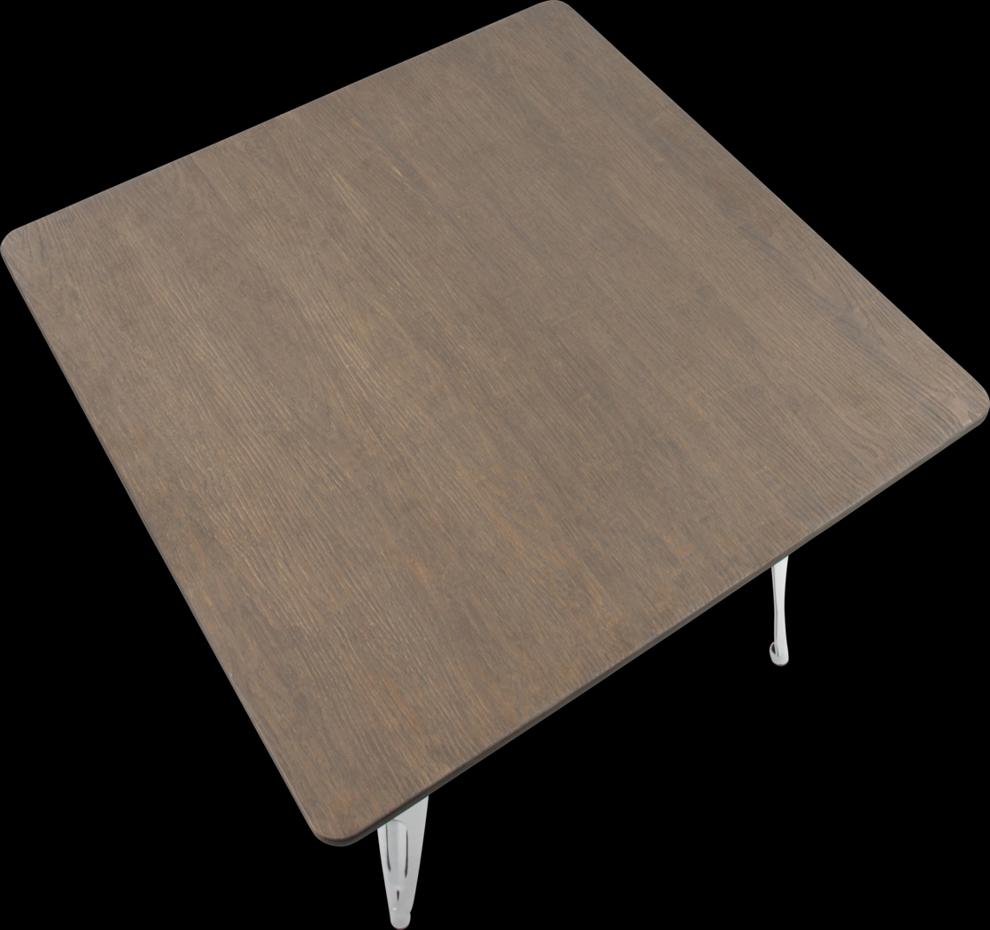 Aldersyde White 3 Pc Square Dining Set - Thumbnail - Image 8