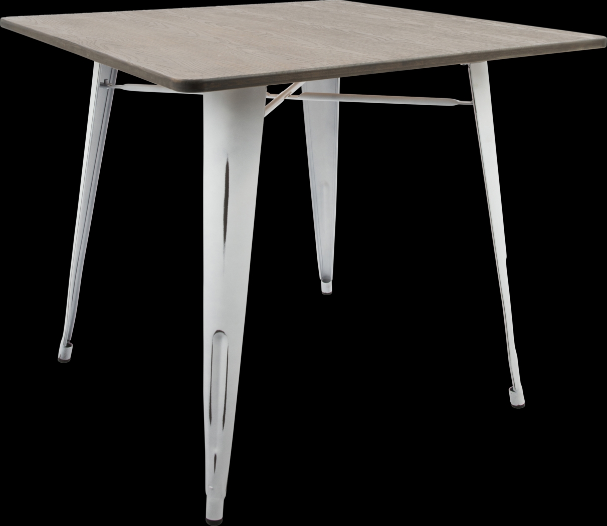 Aldersyde White 3 Pc Square Dining Set - Thumbnail - Image 9