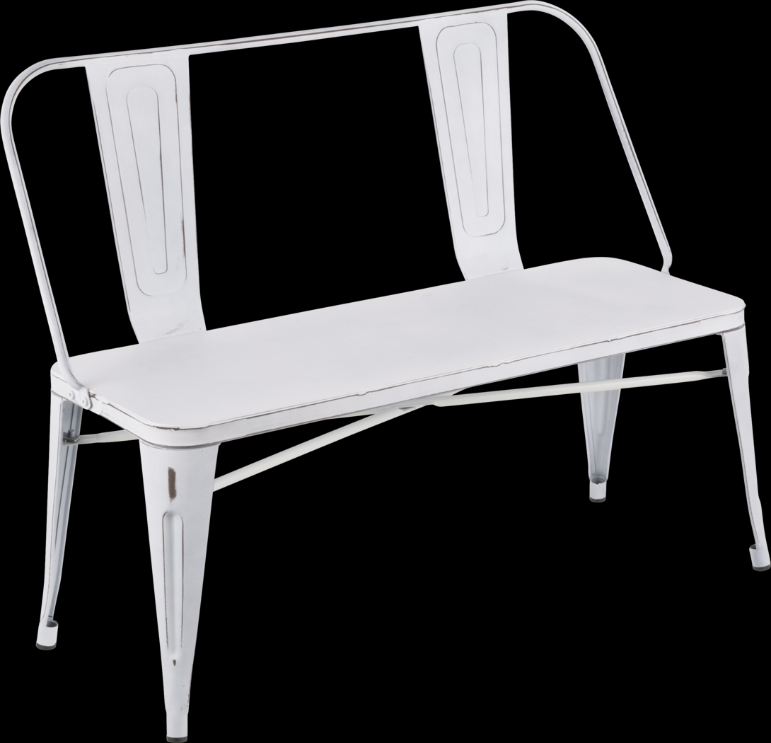 Aldersyde White Accent Bench - Thumbnail - Image 1