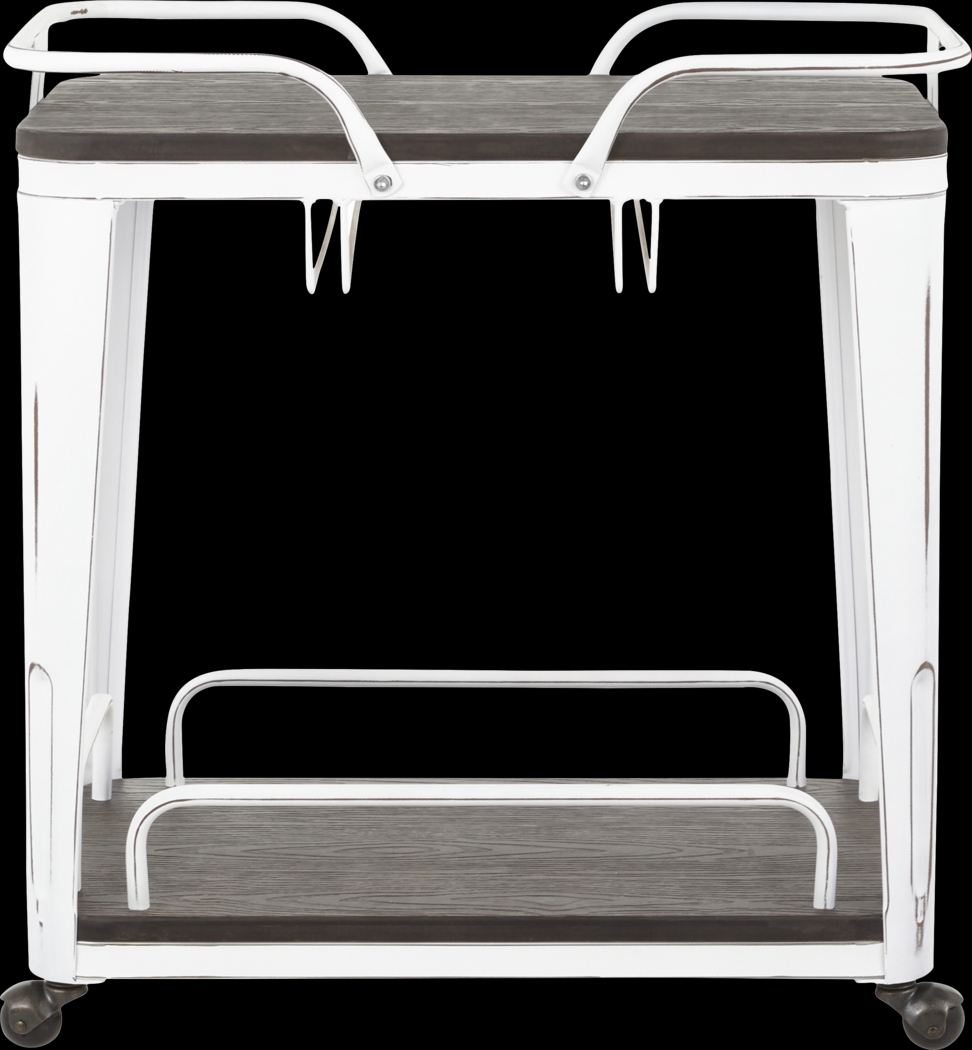 Aldersyde White Bar Cart - Thumbnail - Image 3