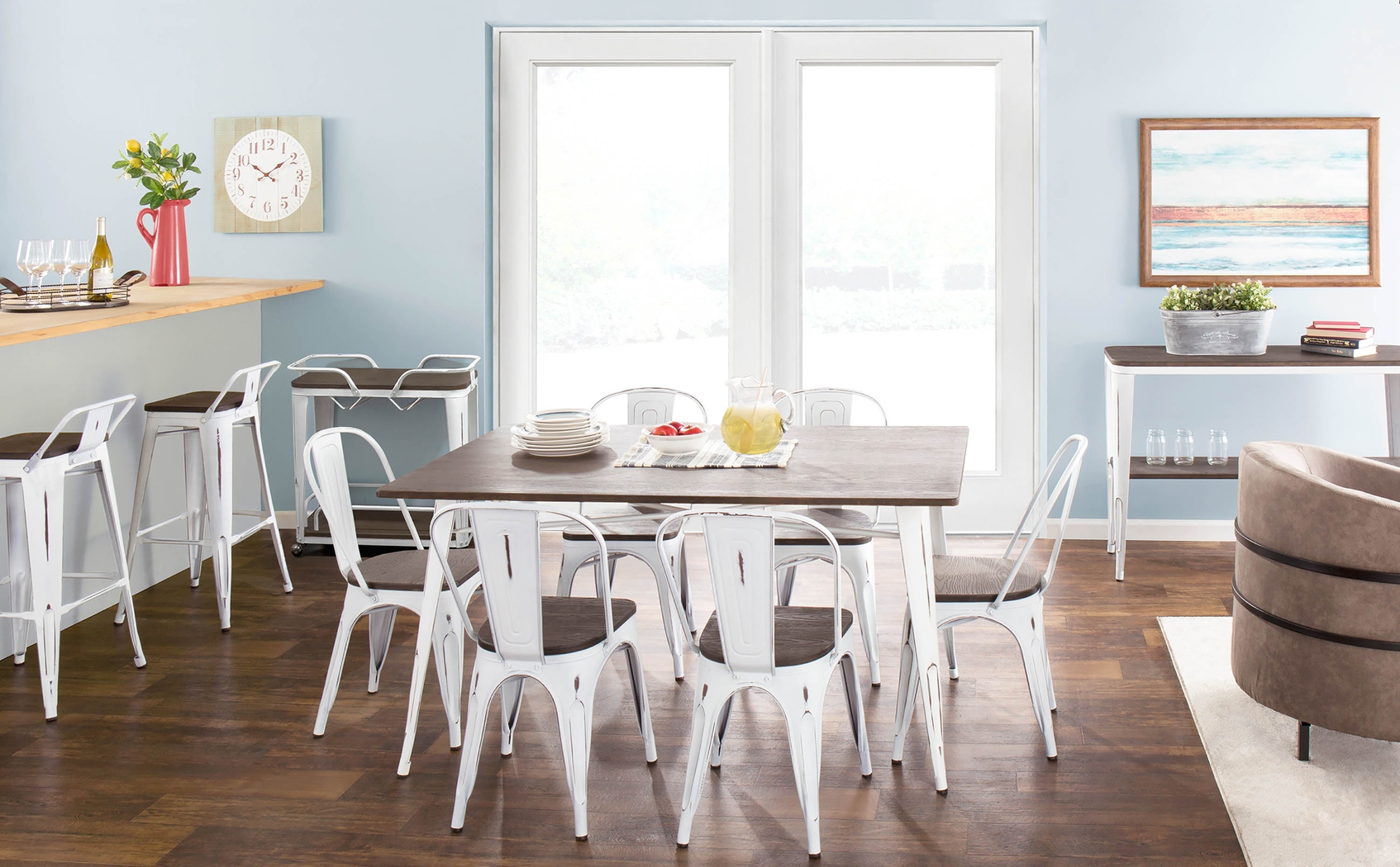 Aldersyde White Bar Cart - Thumbnail - Image 4