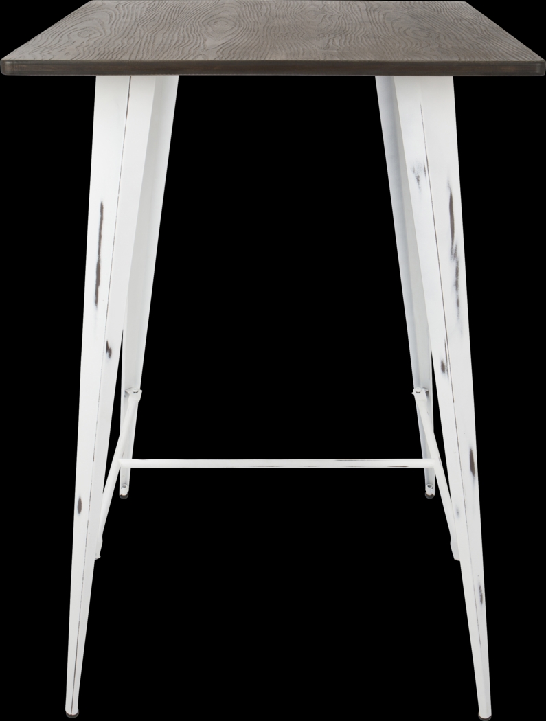 Aldersyde White Bar Height Table - Thumbnail - Image 2