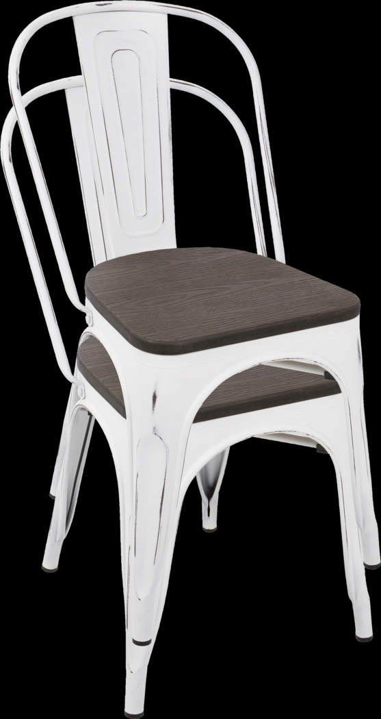 Aldersyde White Dining Chair (Set of 2) - Thumbnail - Image 3