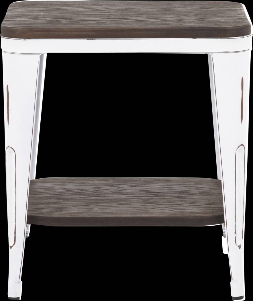 Aldersyde White End Table - Thumbnail - Image 3