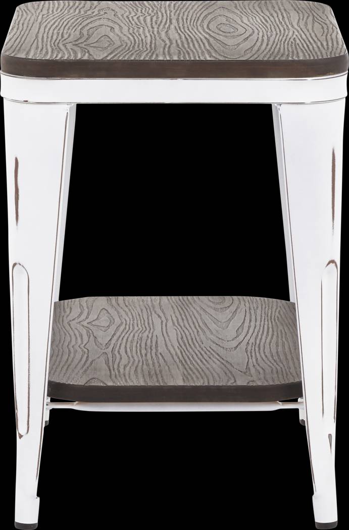 Aldersyde White End Table - Thumbnail - Image 4