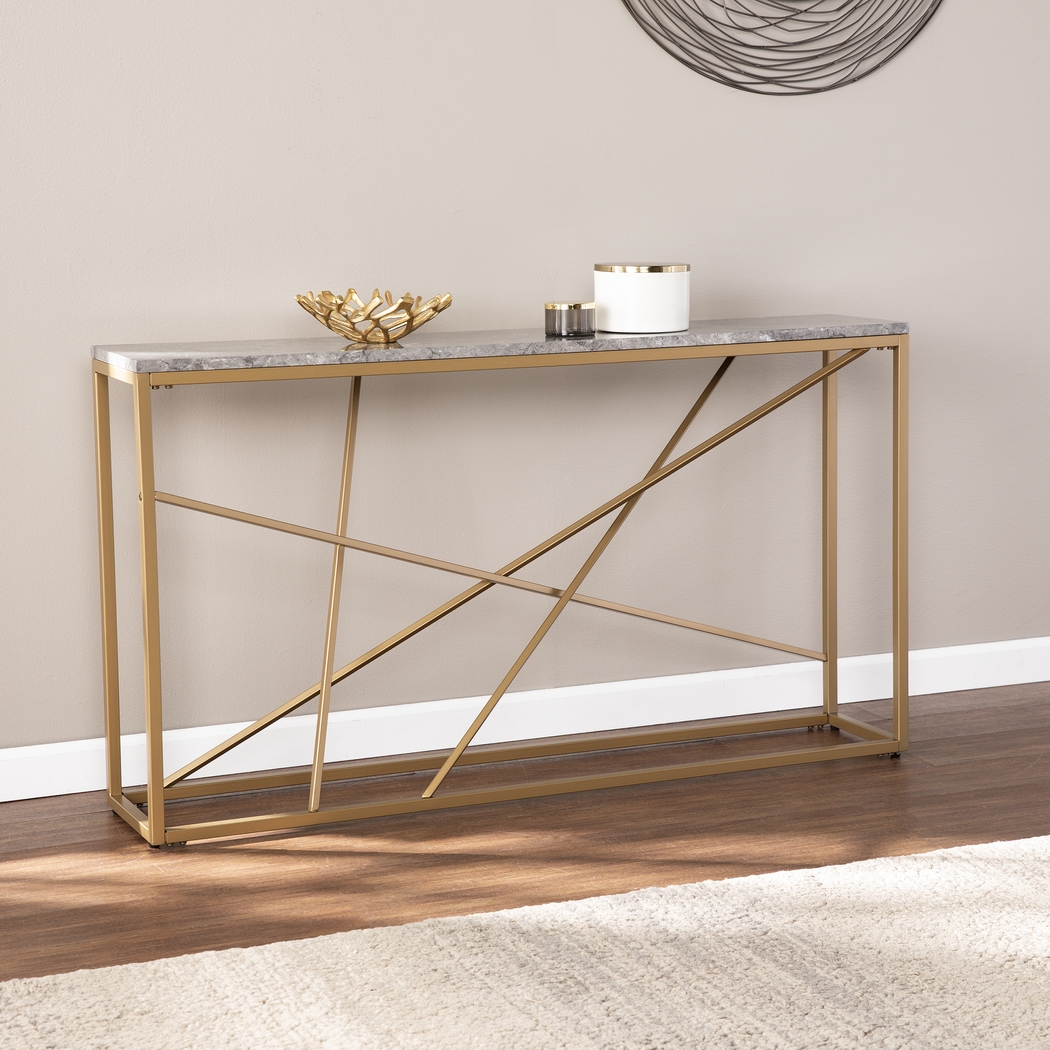 Alderton Gold Console Table - Thumbnail - Image 2