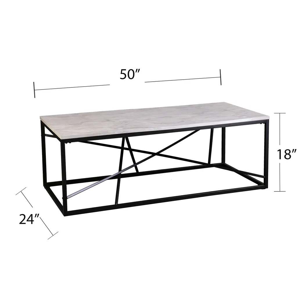 Alderton White Cocktail Table - Image 5