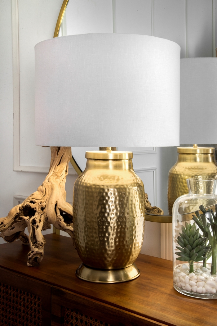 Alderwood Gold Lamp - Thumbnail - Image 3
