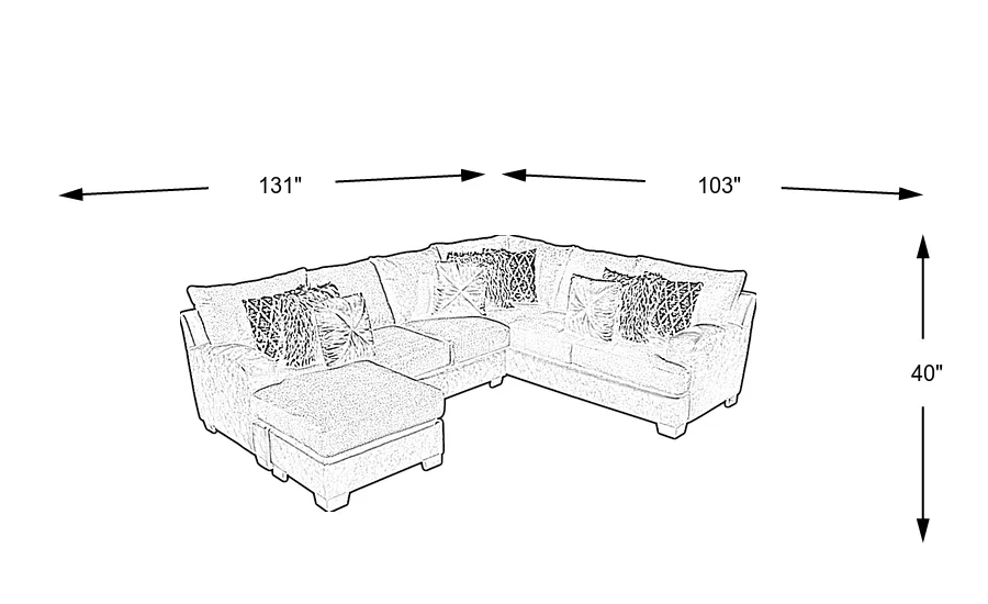 Dimension Image. Please refer to the Dimension Tab on this page for dimension details.