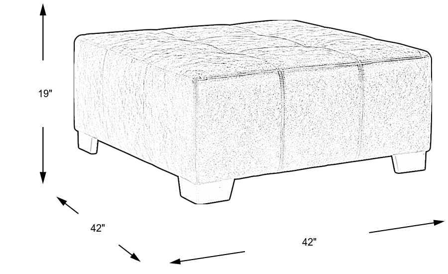 Dimension Image. Please refer to the Dimension Tab on this page for dimension details.