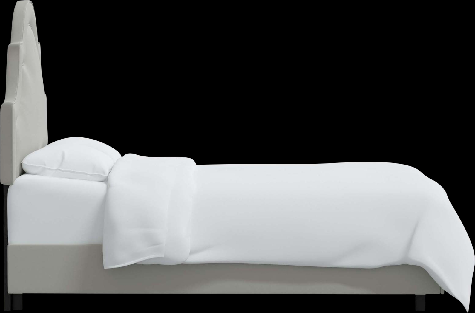 Aldimo Gray California King Bed - Thumbnail - Image 3