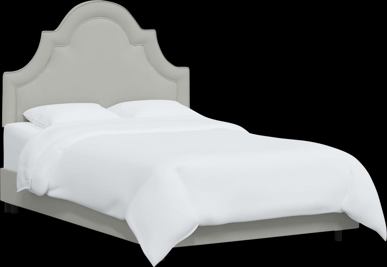 Aldimo Gray King Bed - Thumbnail - Image 1