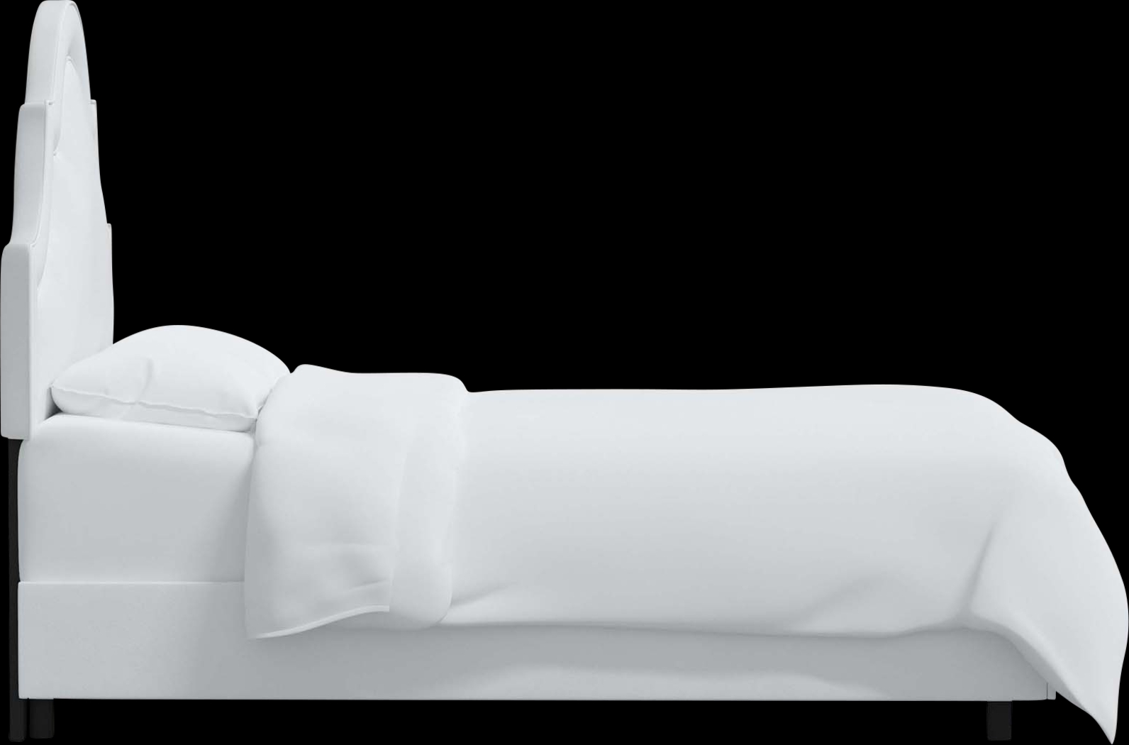 Aldimo White California King Bed - Thumbnail - Image 3